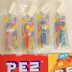 PEZ ミニチュア キーホルダー 4個セット