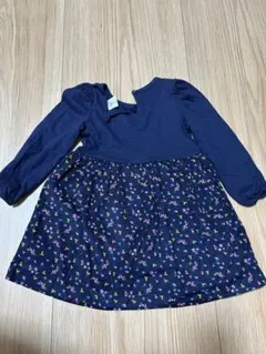 baby GAP 3歳用 ネイビー花柄ワンピース