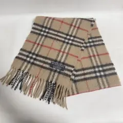 Burberry ノバチェック柄 マフラー 100%ラムウール　イングランド製