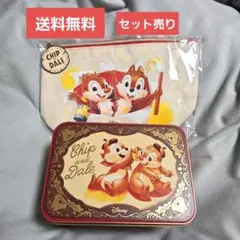 チップとデール スペシャル缶ポーチセット 東京バナナ限定コラボ