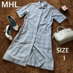 ✨美品✨ MHL. ワンピース グレー チェック Ⅰ