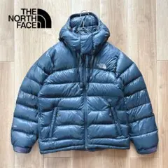 k181【大特価】ノースフェイス　ダウンジャケット　L ビッグサイズ　軽量　青