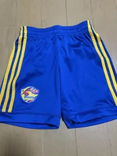 140cm adidas サッカーショートパンツ ネイビー