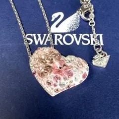SWAROVSKI スワロフスキー ハート ネックレス ピンク　クリスタル