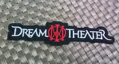 《横長DT黒赤白》激渋ドリーム・シアター Dream Theater刺繍ワッペン