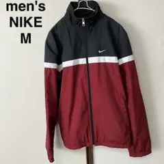 メンズ　長袖　ジャージ　ジャンパー　ナイキ　M スポーツ　赤　黒