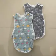 ベビー6重ガーゼ コットン100% スリーパー