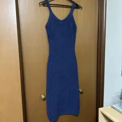 【新品未使用】【リリーブラウン】【Lily Brown】ニットワンピース　フリー