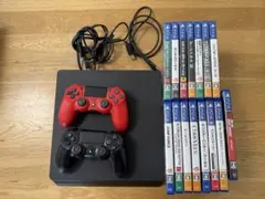 PlayStation 4 Slim 本体500GB 動作確認済み　ソフト付き