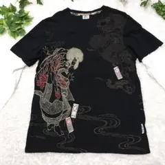 DOGTOWNドッグタウン　黒龍　X-LARGE　長袖切り替え生地　Ｔシャツのサムネイル