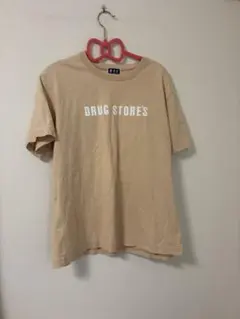 DRUG STORE'S ロゴ Tシャツ ベージュのサムネイル