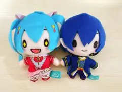 プロセカ ふわぷちマスコット 初音ミク KAITO ぬいぐるみ
