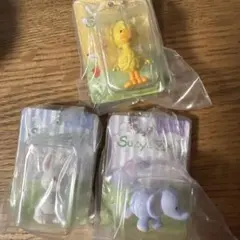 Suzi's Zooミニチュアパッケージチャーム3種セット