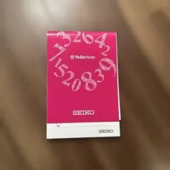 SEIKO To Do Note メモ帳 ピンク
