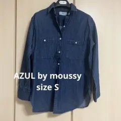 AZUL BY MOUSSY ダークデニム 長袖シャツのサムネイル