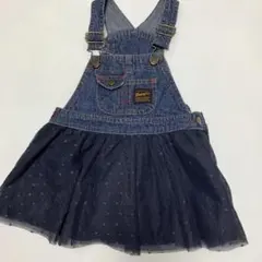 Wrangler デニム ジャンパースカート ドット柄チュールのサムネイル