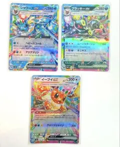 シャワーズex ブラッキーex イーブイex RR テラスタルフェスex