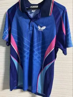 Butterfly 卓球ウェア Lサイズ 青ピンク