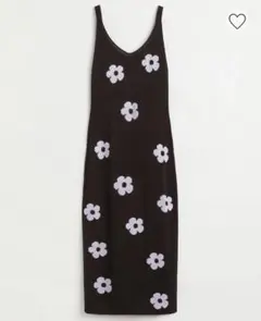 H&M ノースリーブニットワンピース Sサイズ