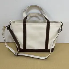 L.L.Bean エルエルビーン　ショルダーストラップ付きトートバッグ