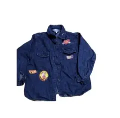 120サイズ デニムジャケット パッチ付き
