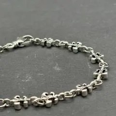 【人気】ヴィンテージ シルバー 925 ブレスレット クロス 十字架