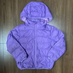UNIQLO パープル　ライトダウンジャケット　120