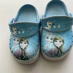 ディズニー　アナ雪　クロッグサンダル　15cm
