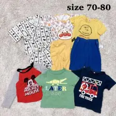まとめ売り✨GAP ユニクロ アンパンマン スヌーピー ミッキー 甚平 Tシャツ