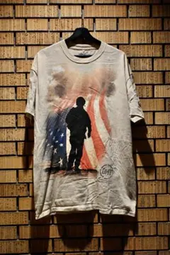 THE MOUNTAIN アメリカ国旗　兵隊　Tシャツ