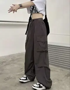 SHEIN カーゴパンツ s ダークグレー グレー レディースのサムネイル