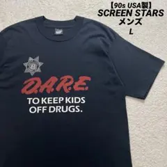 90s USA製 SCREEN STARS D.A.R.E. メンズ Lのサムネイル
