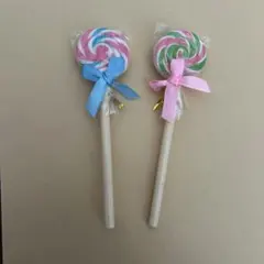 キャンディ型ボールペン2本セット