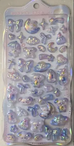 正規品　ボンボンドロップシール　わんわんボンボン　チュルキラ　オーロラ