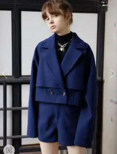 SLY CROPPED TRENCH コート&SIMPLY HW ショートパンツ