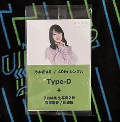 乃木坂46　賀喜遥香　川﨑桜　生写真　ビリヤニ　セブンネット限定特典