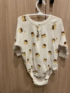 GELATO PIQUE プリン柄ロンパース