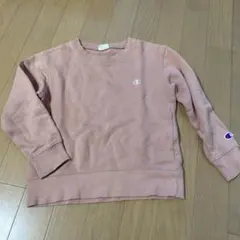 Champion ピンク クルーネック トレーナー