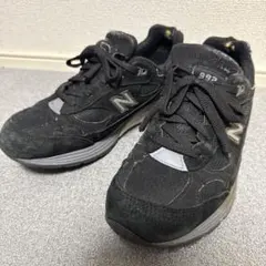 New Balance 992 ブラック スニーカー