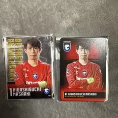 ガンバ大阪　東口順昭選手キーホルダーブリキカードセット