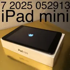 7 2025 052913 美品 iPad mini アイパッドミニ 黒ブラック