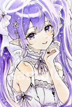 妖精 イラスト イラスト オリジナルイラスト 原画コピック アート