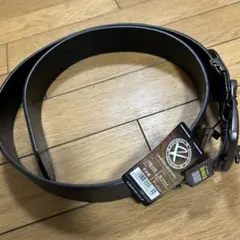 EVER RIVER ベルト 牛本革　ブラック