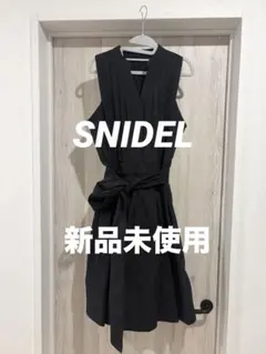 新品未使用✨️SNIDEL レイヤードライクジレワンピース ドレス 2025AW 