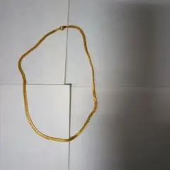 ゴールド ロープチェーン ネックレス