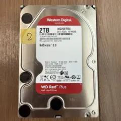WD Red Plus 3.5インチ HDD 2TB WD20EFRX ②のサムネイル