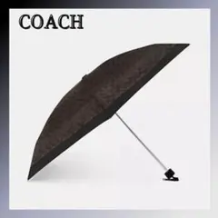 コーチ UVカット シグネチャー ミニ アンブレラ C4322★