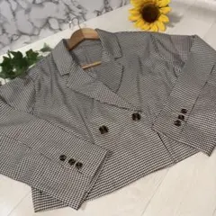 INGNI イング　チェック柄　ダブルボタン　テーラードジャケット