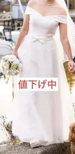 ウエディングドレス　前撮り　二次会　カバー付