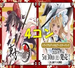 ヴァイスシュヴァルツ 東方Project 4コン RR以下 - メルカリ